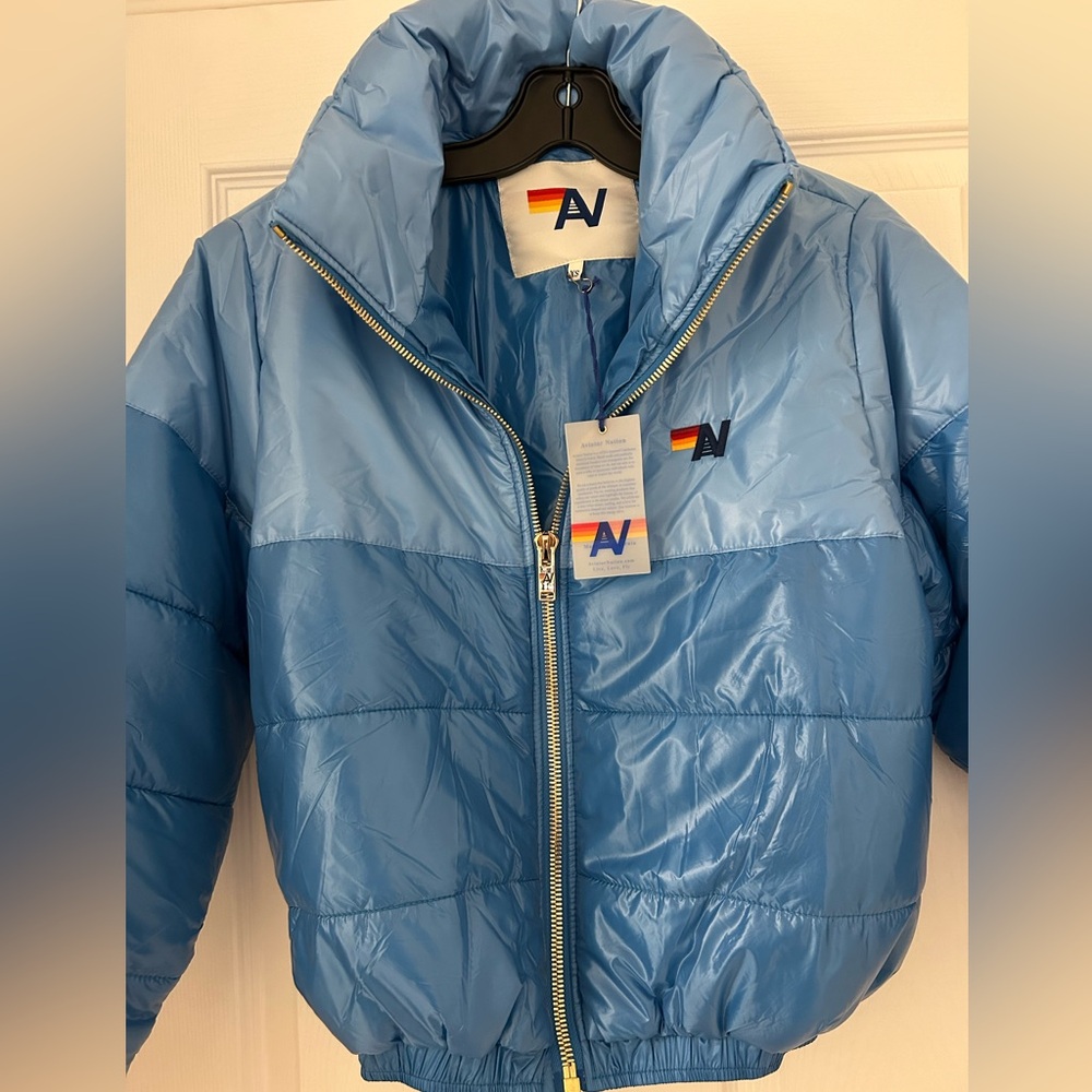 Aviator Nation puffer jacket!! New with tag never been worn.